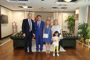 KULÜBÜMÜZDEN BÜYÜKŞEHİR BELEDİYE BAŞKANINA HAYIRLI OLSUN ZİYARETİ...