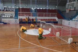 GÖRME ENGELLİLER GOALBALL SPOR MÜSABAKASI KOCAELİ'DE YAPILDI...