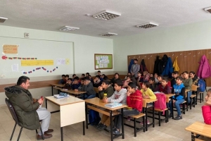 Hacıbayram Ortaokulundaki Öğrencilere Dünya Engelliler Günü İçin Seminer Verildi..