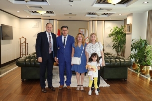 KULÜBÜMÜZDEN BÜYÜKŞEHİR BELEDİYE BAŞKANINA HAYIRLI OLSUN ZİYARETİ...