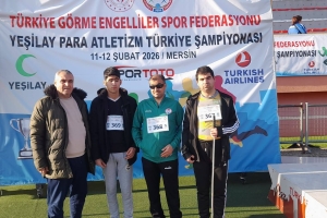 Şanlı Görme Engelliler Spor Kulübü Türkiye Atletizm Şampiyonası’nda